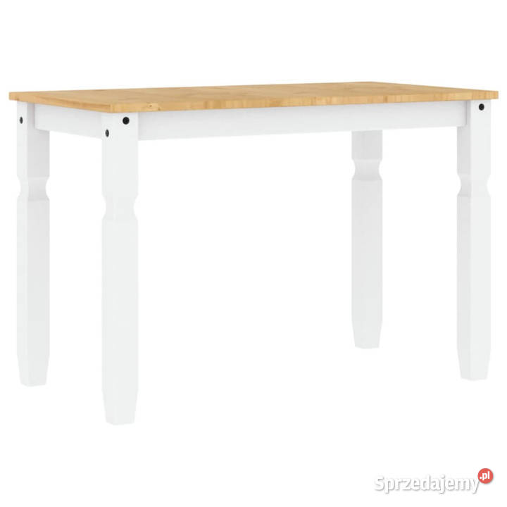 Stół jadalniany Corona biały 112x60x75 drewno