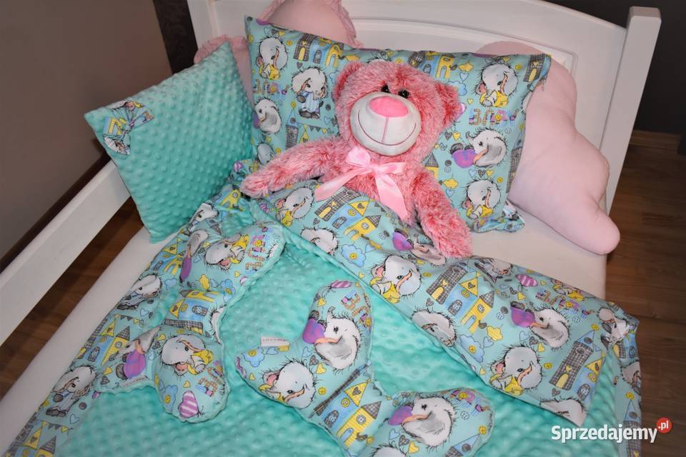 Pościel bawełniana do łóżeczka 120 x 90 podlaskie Stare Kupiski