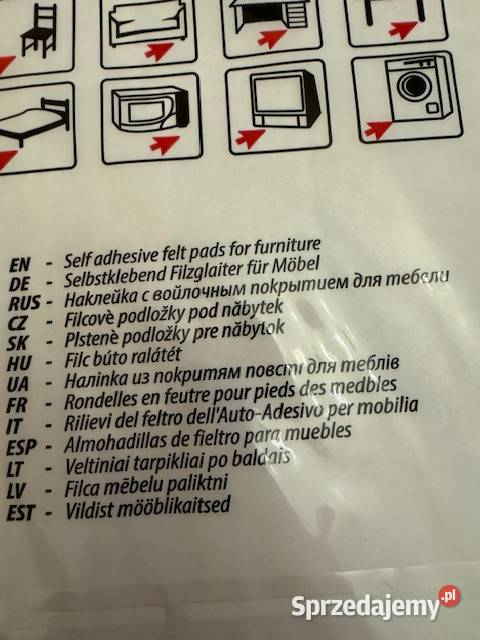Podkładki meblowe 2sztuki brązowe polskie super