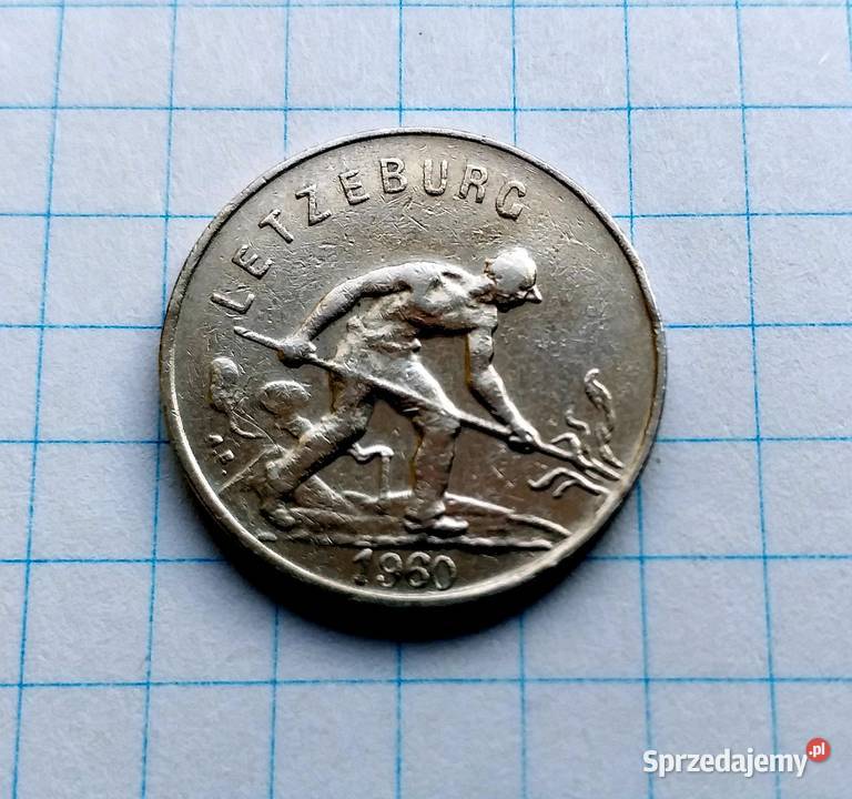 1 FRANK 1960 LUKSEMBURG