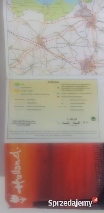 Holandia mapa samochodowa Małkinia Górna