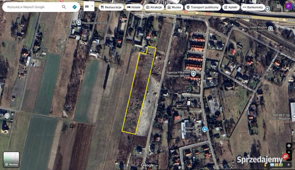 Działka budowlana MPZP Uchwała XX1732012 255zł/m2 Sprzedaż