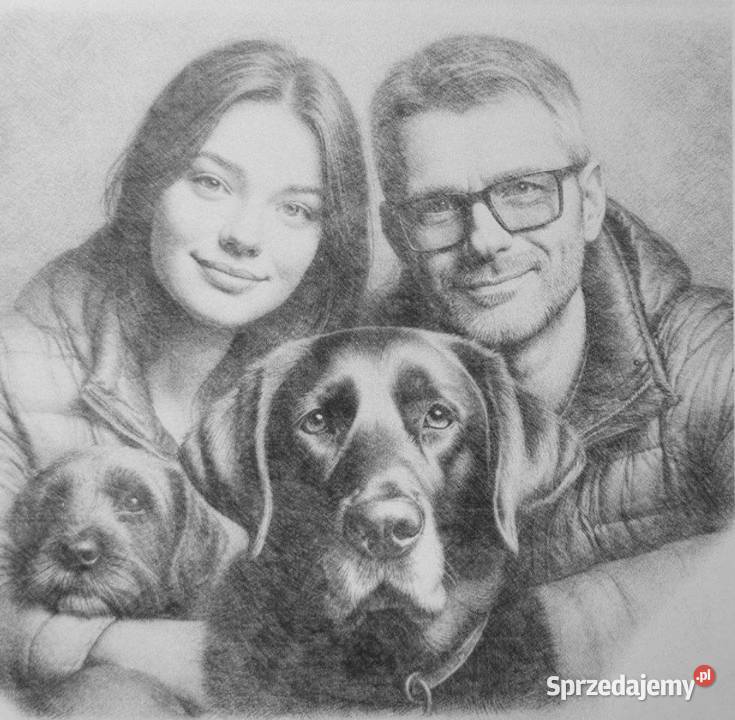 Portret fajny prezent na dzień babci i dziadka pomorskie