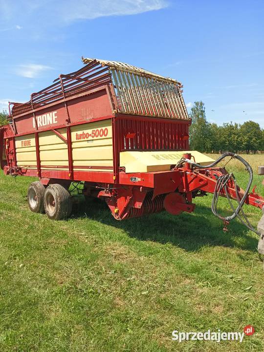 Przyczepa samozbierająca Krone turbo 5000 Szumowo