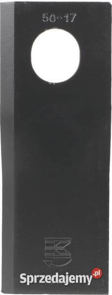 Nożyk kosiarki rotacyjnej prawy 126x47x4 mm