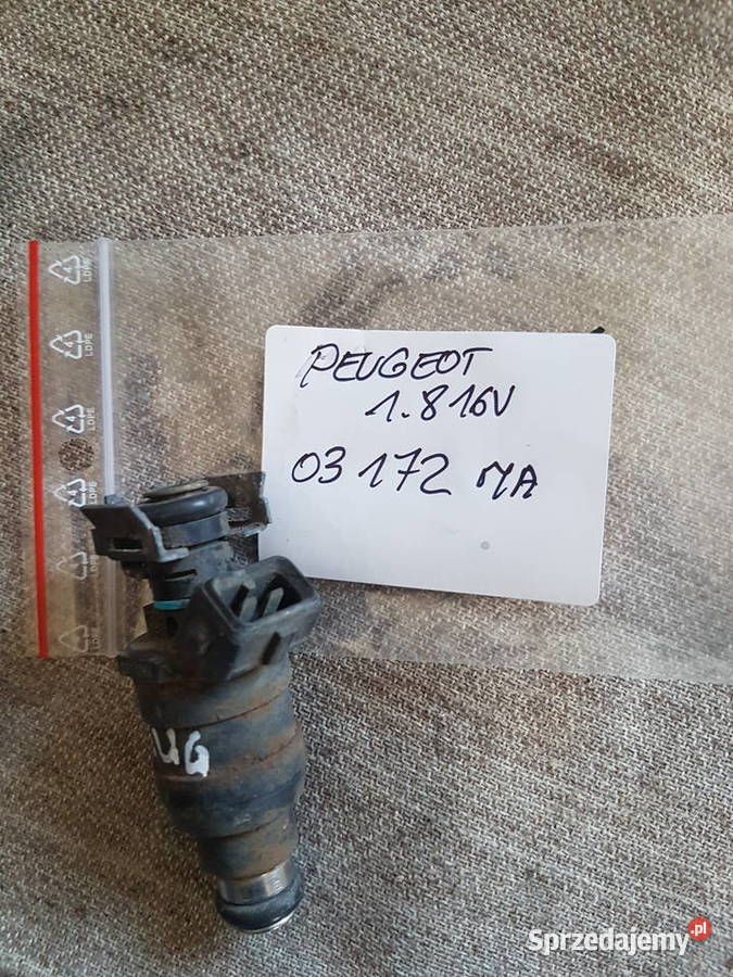 PEUGEOT 406 18 16V WTRYSKIWACZ PALIWA WTRYSK Rok produkcji 2002 Wtryskiwacze wielkopolskie