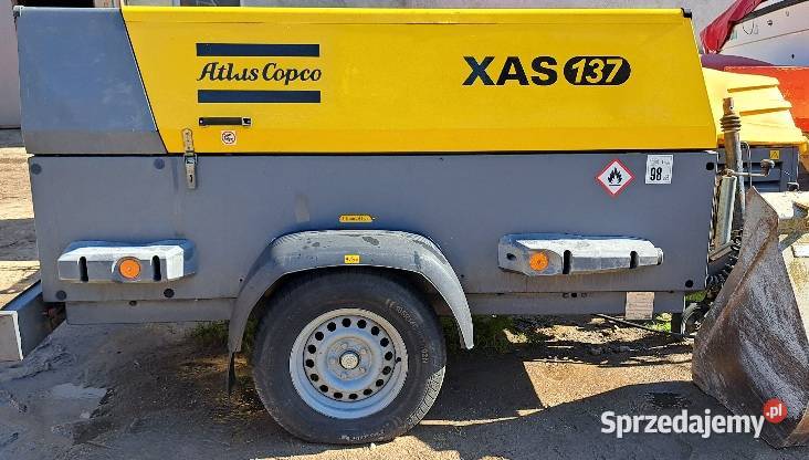 Kompresor sprężarka ATLAS COPCO XAS 137 KD 2016r Pozostałe Sitowiec