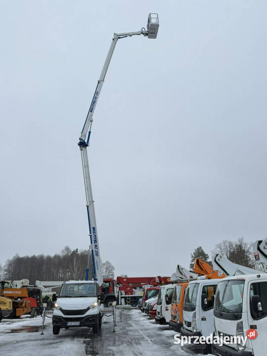 Iveco Daily 35S14 Podnośnik Koszowy Multitel MZ Widełki