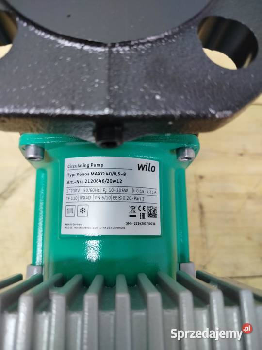 Pompa Wilo typ Yonos Wola Mokrzeska sprzedam