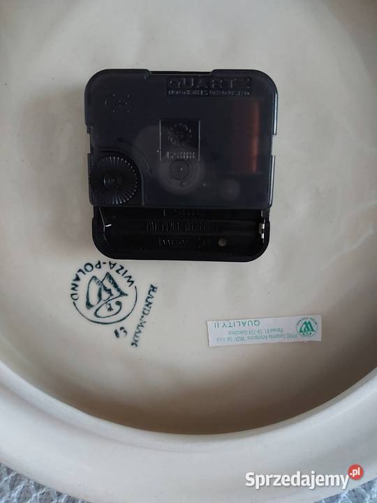 Bolesławiec Wiza ceramiczny zegar ścienny lubuskie Zielona Góra sprzedam