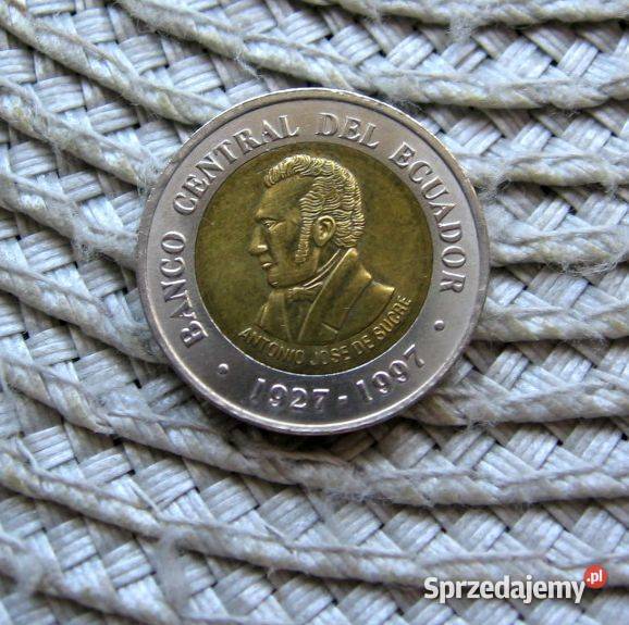 Ekwador 100 Sucre 1997r 70 Lecie Banku Kalisz sprzedam