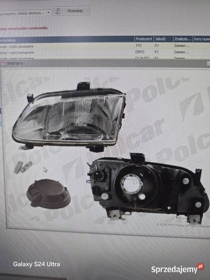 Reflektor przód prawy Renault Megan I 9599 pomorskie