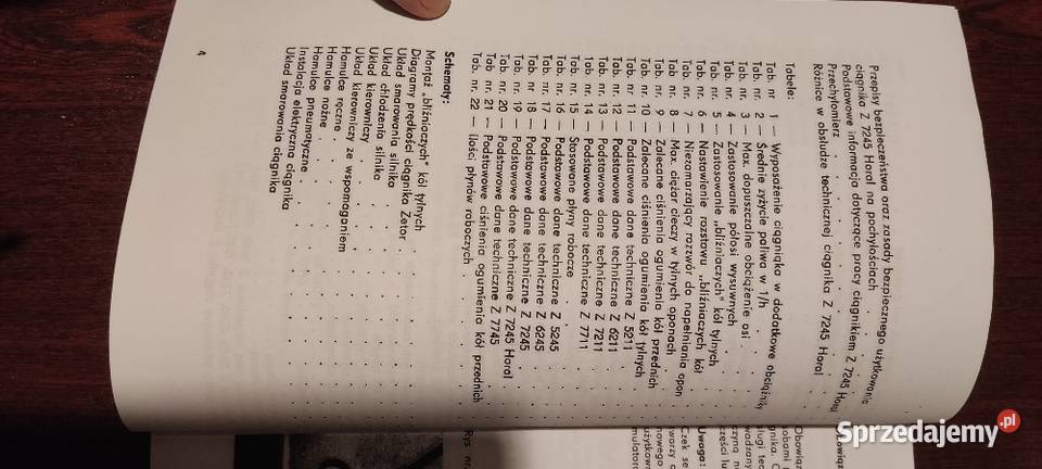 Instrukcja obsługi zetor 5211621172117745 hornal Stalowa Wola