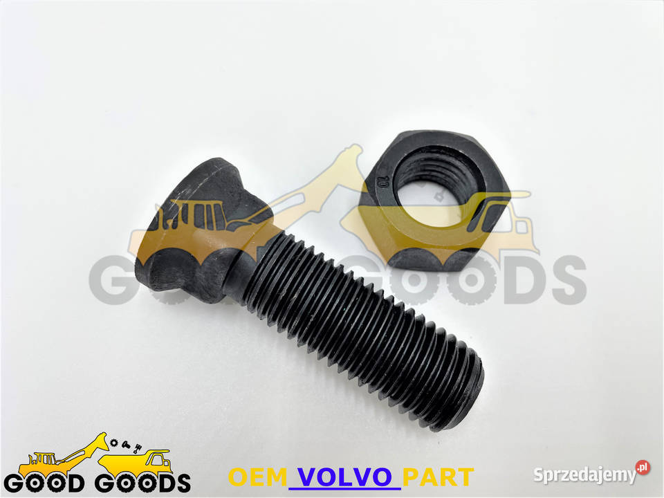 VOLVO ŚRUBA NAKRĘTKA LEMIESZA 11142571 948836 Części do maszyn budowlanych Władysławów