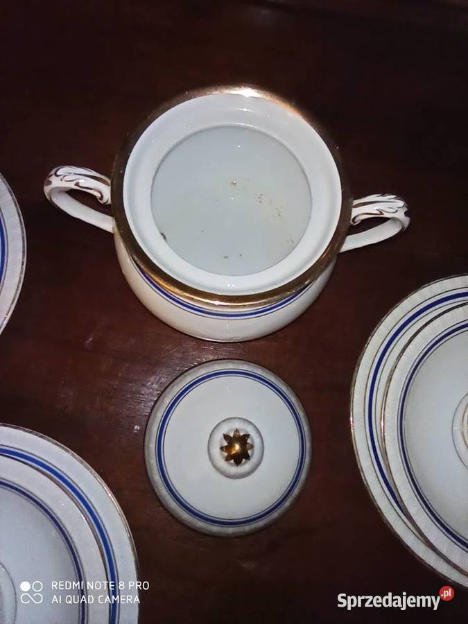 filiżanka z talerzykiem deserowym CT Tielsch Gdańsk