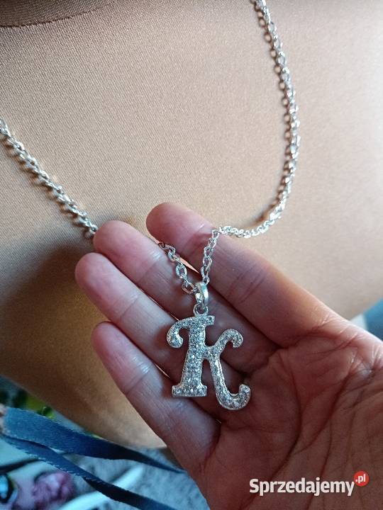 Naszyjnik z literą K
