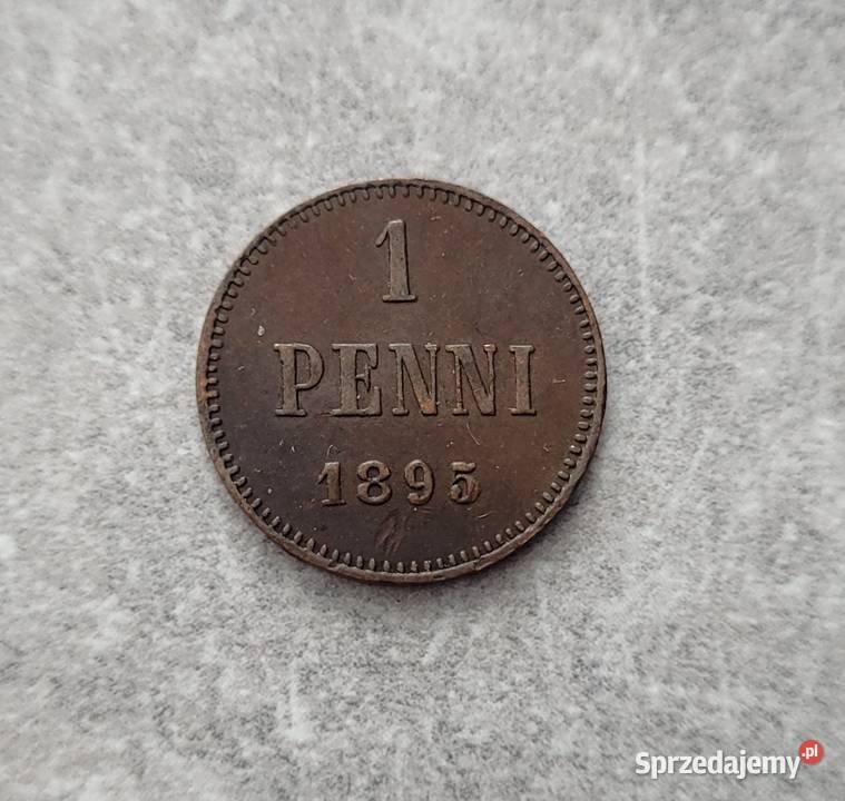401 FINLANDIA 1 Penni 1895 r Łask sprzedam