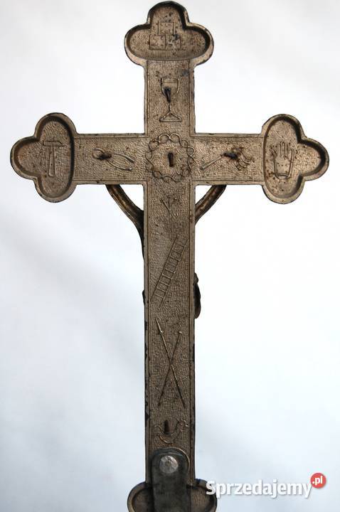 Stara ręcznie wykonana płaskorzeźba z głową Pana Dewocjonalia lubelskie Lublin sprzedam