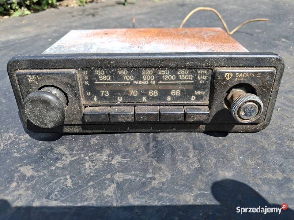 RADIO SAMOCHODOWE SAFARI 5 ZABYTKOWE dolnośląskie Świerzawa