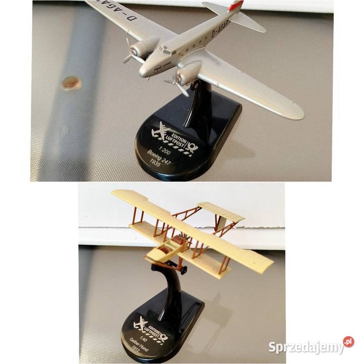 Modele samolotów Luftpost Lufthansa dolnośląskie Wrocław