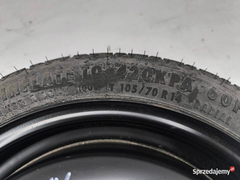KOŁO DOJAZDOWE 4X100 14 VOLKSWAGEN SEAT