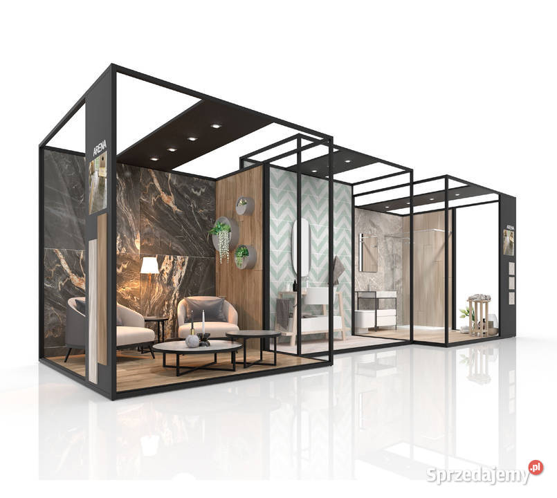 Ekspozytor na kamień płytki boks szybki montaż mazowieckie Warszawa sprzedam