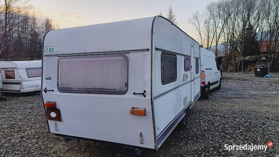 przyczepa kempingowa campingowa kemping DOMEK Międzybrodzie Bialskie