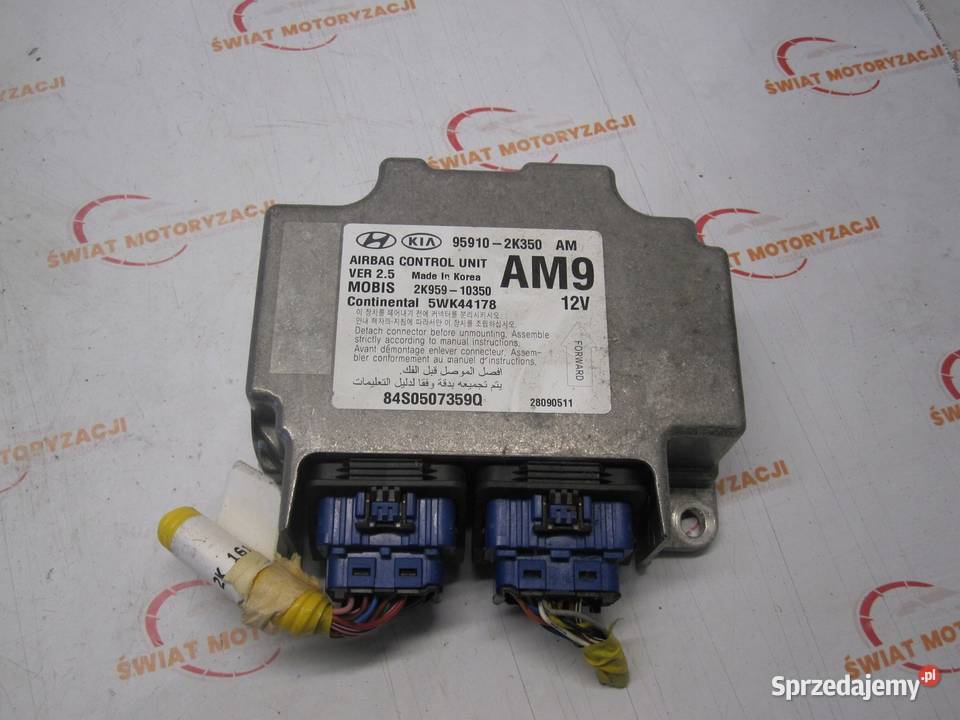 KIA SOUL 09r moduł sensor AIRBAG 959102K350 Komputery świętokrzyskie Kielce