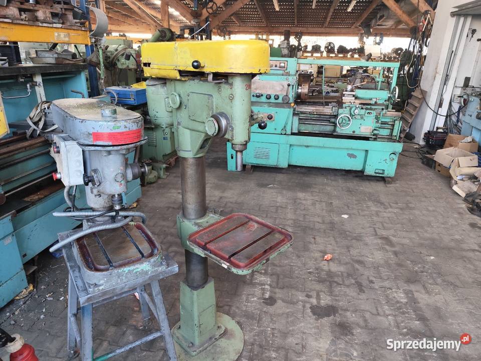 Wiertarka kolumnowa do metalu gwinciarka tokarka Maków Podhalański