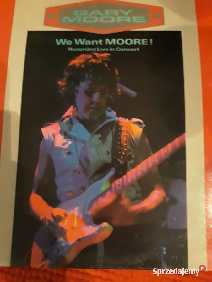 GARY MOORE We Want Moore Live in Concert 2 LP rock Rzeszów sprzedam