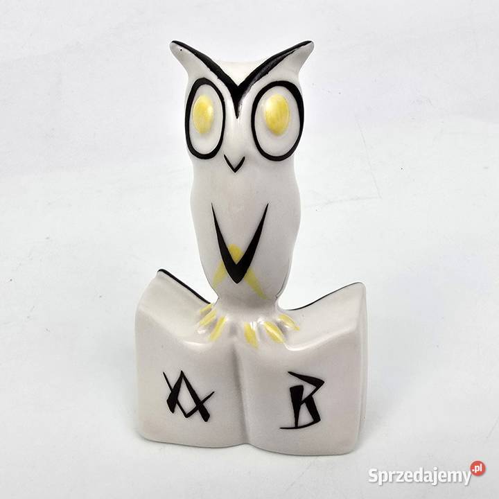 Look Sowa na książce Hollohaza Węgry pikasiak Warszawa sprzedam