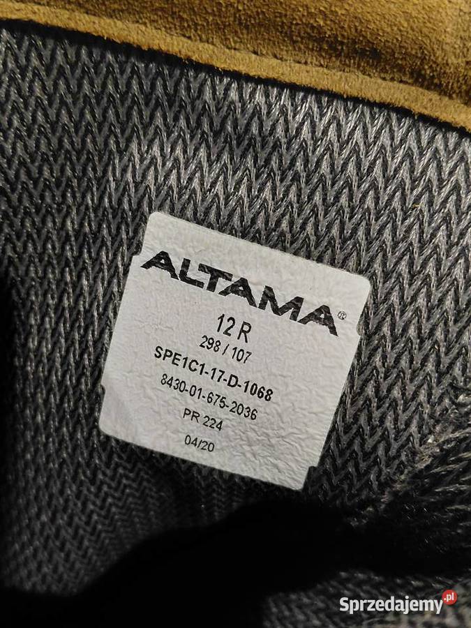 Buty ALTAMA Goretex coyote 12R Wrocław