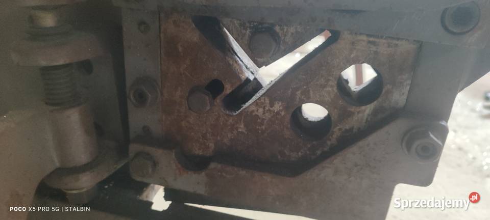 Gilotyna ręczna nożyce do stali