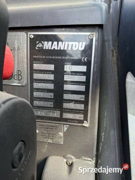 Ładowarka rolnicza Manitou MLT 731 lubelskie Łomazy