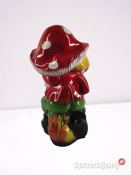 Dekoracje Figura Krasnal Pod Grzybem