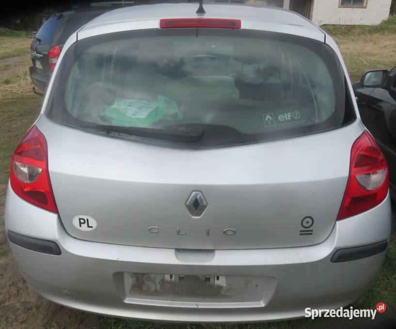 RENAULT CLIO III TED69 Klapa tył zderzak 5D Kaczyce