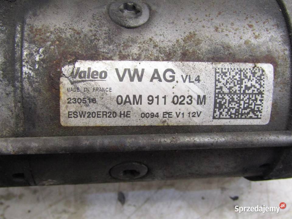 ROZRUSZNIK STARTER 16 TDI SKODA OCTAVIA III osobowe Układ elektryczny silnika lubelskie sprzedam