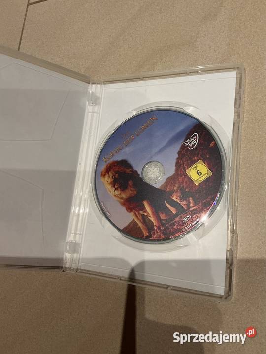 Król Lew Disney DVD The Lion King lubuskie Nowa Sól