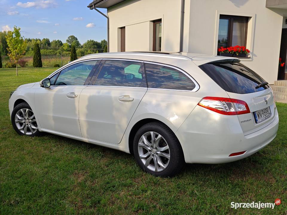 Peugeot 508 I 20 HDi 163 Automat Panorama Biała kupiony w Polsce mazowieckie Radom sprzedam