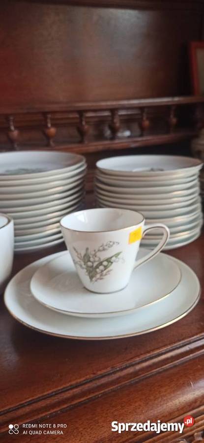 Talerzyk Konwalie Krautheim Selb Bavaria Germany Porcelana i szkło Gdańsk
