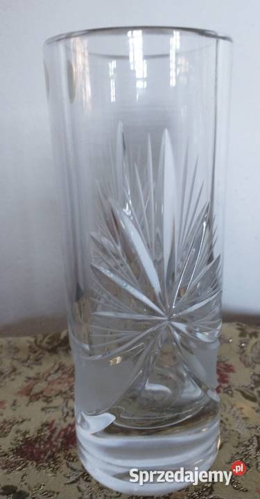 Szklanaka kryształowa czeska Bohemia Krotoszyn
