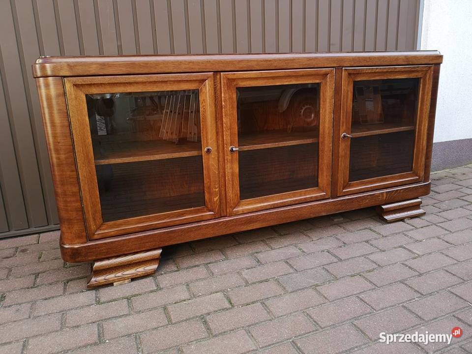 Komoda Szafka RTV ARTDECO OrzechDąb Niska Stara Swarzędz sprzedam