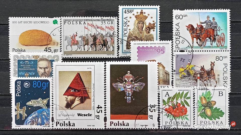 K Znaczki polskie 1995 kwartał III łódzkie Leźnica Wielka-Osiedle sprzedam