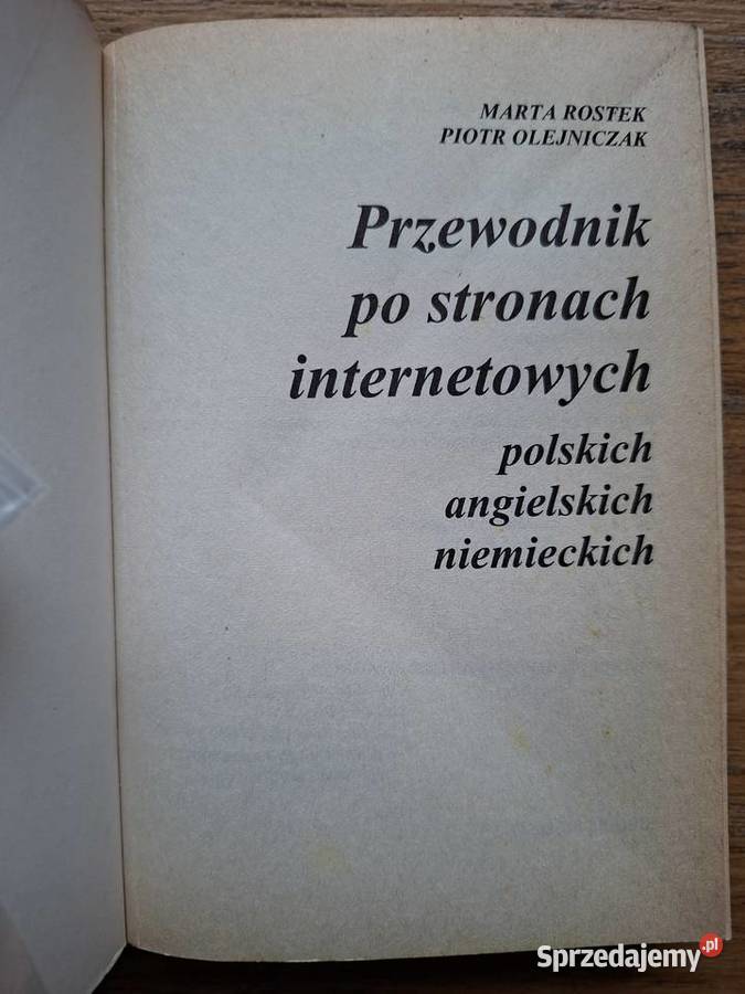 Przewodnik stronach internetowych Kraków sprzedam