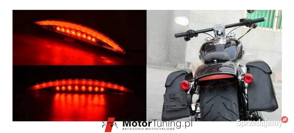 LAMPA MOTOCYKLOWA LED TYŁ POD BŁOTNIK Sosnowiec