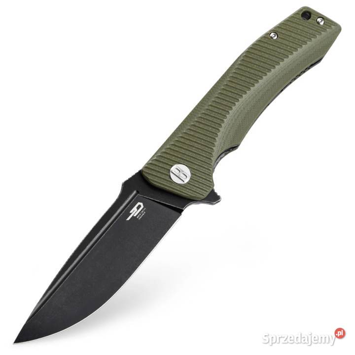 Nóż składany Bestech Mako Green G10 Black Akcesoria, narzędzia i noże Warszawa