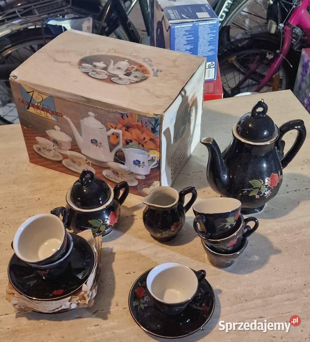 Ekskluzywny serwis kawowy porcelana Głęboki wielkopolskie Poznań