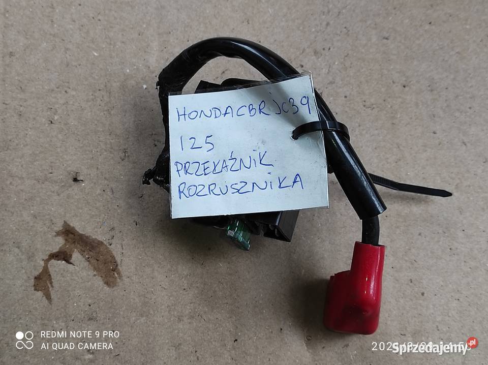 Honda CBR 125 JC 39 przekaźnik rozrusznika Warszawa