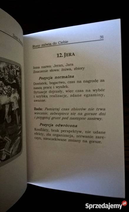 Książka Runy mówią do karty runiczne ezoteryka, magia, ufo Poradniki, albumy i reportaże Kluczbork