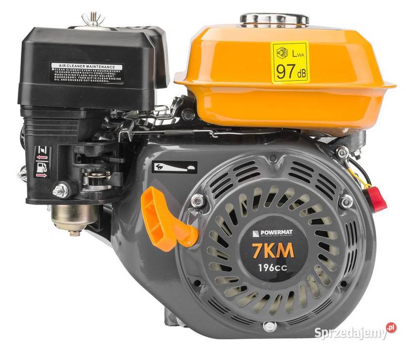 SILNIK SPALINOWY GX160 OHV 7 WAŁEK 19MM Siedlce